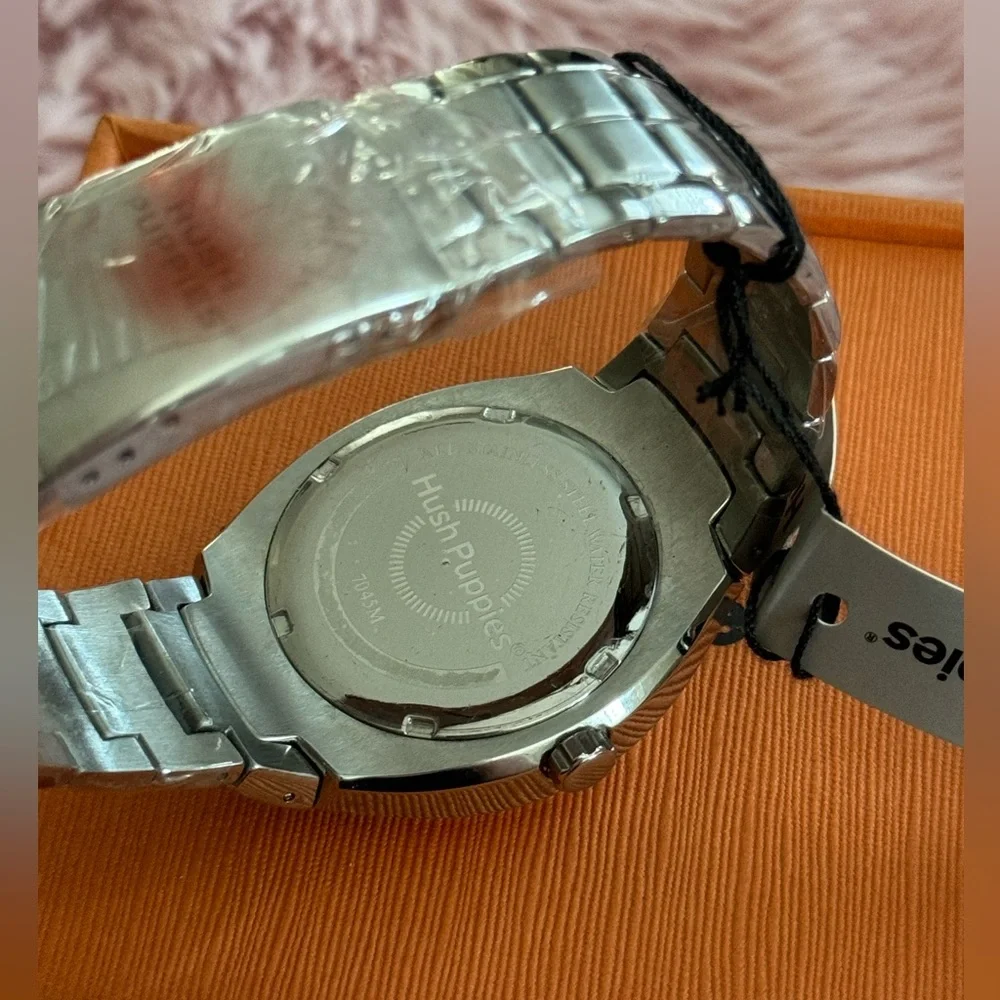NIB HUSH PUPPIES STAINLESS STEEL WATCH‎